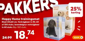 Pets Place Happy Home trainingsmat aanbieding