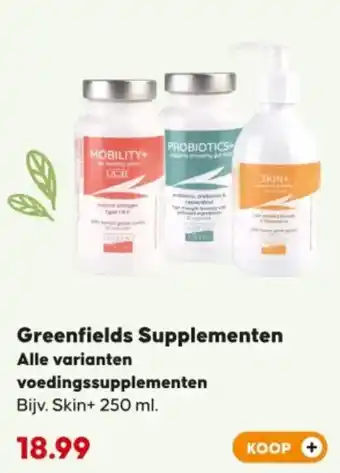 Pets Place Greenfields Supplementen aanbieding