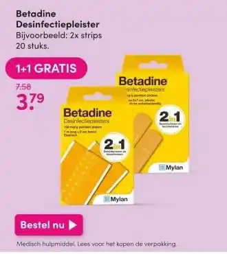 DA Betadine aanbieding