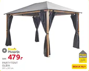 Praxis PARTYTENT OLBIA aanbieding