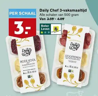 Hoogvliet Daily Chef 3-Vaksmaaltijd aanbieding