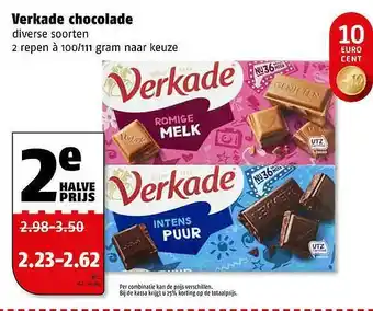 Poiesz Verkade Chocolade aanbieding