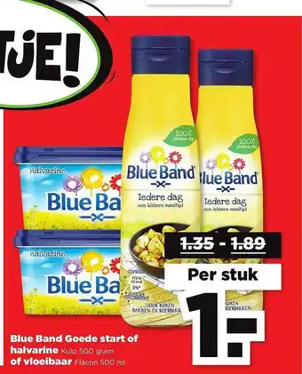 PLUS Blue Band Goede Start Of Halvarine Of Vloeibaar aanbieding