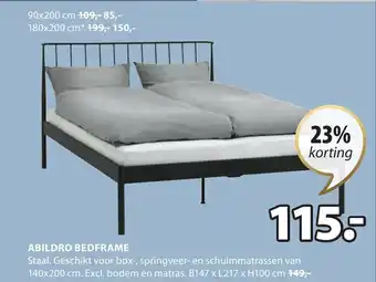 Jysk ABILDRO BEDFRAME aanbieding