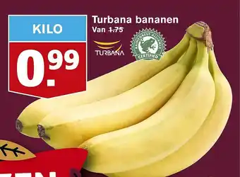 Hoogvliet Turbana Bananen aanbieding