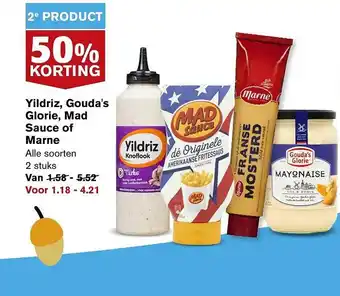 Hoogvliet Yildriz, Gouda's Glorie, Mad Sauce Of Marne 50% Korting aanbieding