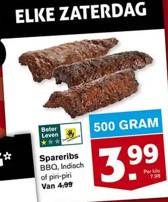 Hoogvliet Spareribs aanbieding