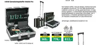 Stahlwille 14540 Gereedschapskoffer Mobile Pro aanbieding