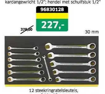 Stahlwille 12 Steekringratelsleutels aanbieding