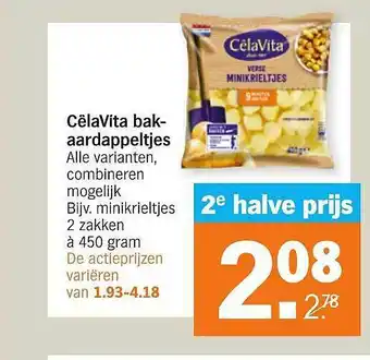 Albert Heijn CêlaVita Bakaardappeltjes aanbieding