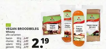 Natuurwinkel Vegan Broodbeleg Wheaty aanbieding