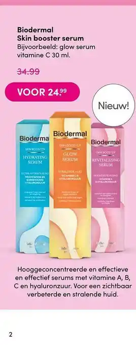 Drogisterij Visser Biodermal Skin Booster Serum aanbieding