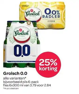 Spar Grolsch aanbieding