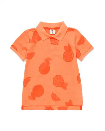 HEMA HEMA Kinderpolo Sinaasappels Oranje (oranje) aanbieding