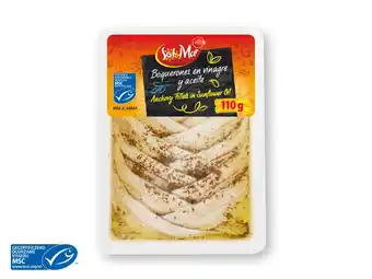 Lidl Ansjovisfilet in zonnebloemolie aanbieding