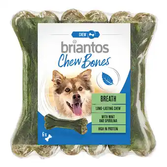 Zooplus Briantos Chew Bones Breath (met Munt & Spirulina) - 12 x 12 cm (660 g) aanbieding