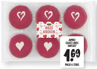 Jumbo Jumbo glace cakes hartjes aanbieding