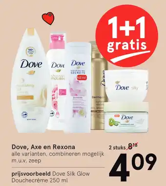 Etos Dove, axe en rexona aanbieding