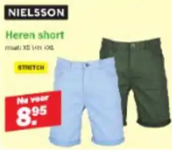 Van Cranenbroek NIELSSON Heren short aanbieding