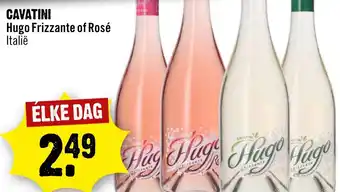 Dirck 3 CAVATINI Hugo Frizzante of Rosé aanbieding