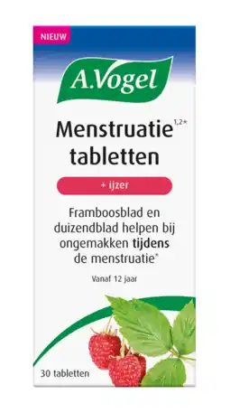 De Online Drogist A. Vogel Menstruatie Tabletten + IJzer aanbieding