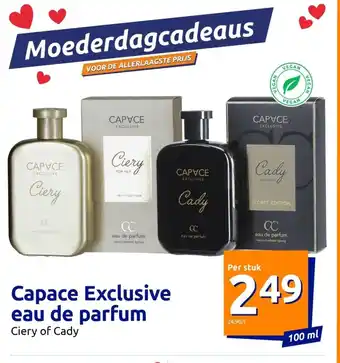 Action Capace Exclusive eau de parfum aanbieding