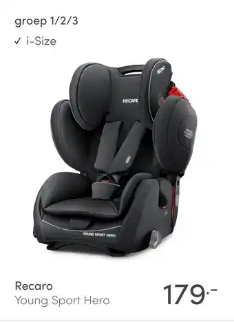 Baby & Tiener Recaro young sport hero aanbieding