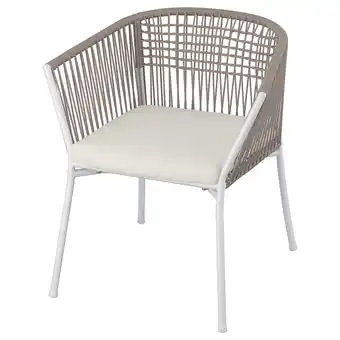 IKEA SegerÖn Tuinstoel, wit/beige/frösön/duvholmen beige aanbieding