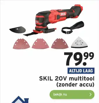 GAMMA SKIL 20V multitool (zonder accu) aanbieding