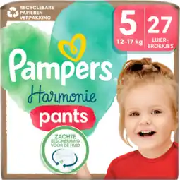 Jumbo Pampers Harmonie Pants Maat 5, 27 Luierbroekjes, 12kg-17kg aanbieding