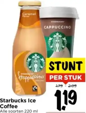 Vomar Voordeelmarkt Starbucks Ice Coffee 220ml aanbieding