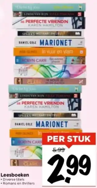 Vomar Voordeelmarkt Leesboeken aanbieding