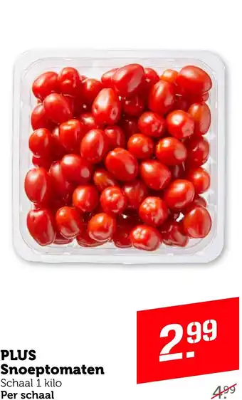 Coop PLUS Snoeptomaten 1 kilo aanbieding