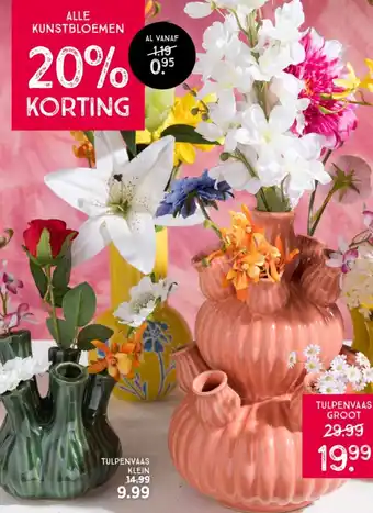 Xenos ALLE KUNSTBLOEMEN aanbieding