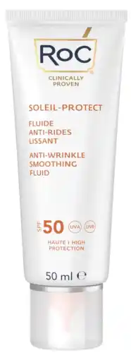 De Online Drogist Roc Soleil-Protect Anti-wrinkle Smoothing Fluid Spf50+ aanbieding