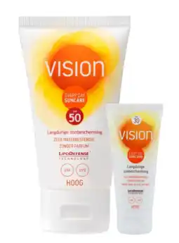 De Online Drogist Vision Every Day Sun Protection SPF50 + SPF30 Mini Combiverpakking aanbieding