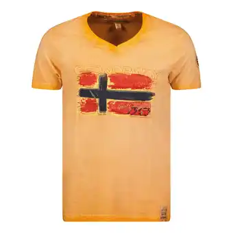 Spartoo T-shirt Korte Mouw Geo Norway SW1561HGN-ORANGE aanbieding