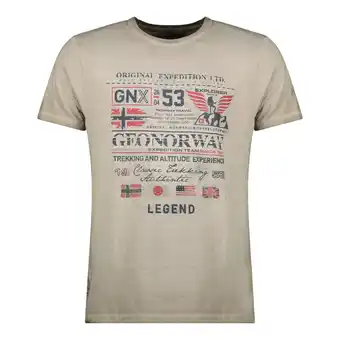 Spartoo T-shirt Korte Mouw Geo Norway SW1562HGNO-KAKI aanbieding