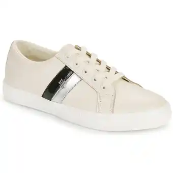 Spartoo Lage Sneakers Lauren Ralph Lauren JANSON II-SNEAKERS-LOW TOP LACE aanbieding