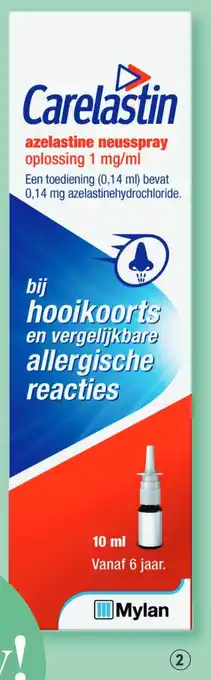 Etos Carelastin azelastine neusspray aanbieding