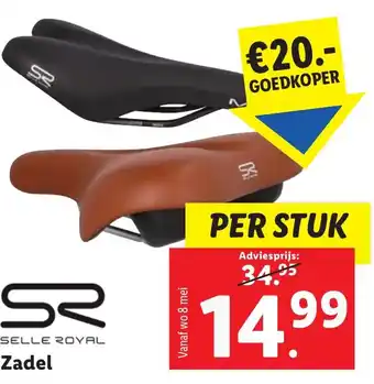 Lidl Selle royal zadel aanbieding