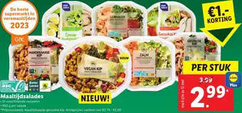 Lidl Maaltijdsalades per stuk aanbieding