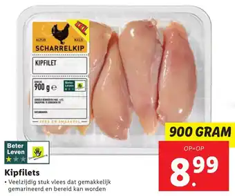 Lidl Kipfilets 900 gram aanbieding