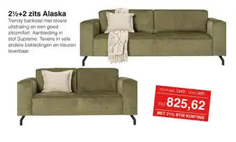 Woonsquare 21/2+2 zits Alaska aanbieding