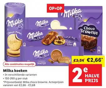 Lidl Milka koeken aanbieding