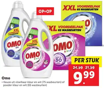 Lidl Omo per stuk aanbieding