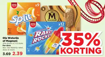 PLUS Ola Waterijs of Magnum aanbieding