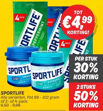 Dekamarkt SPORTLIFE aanbieding