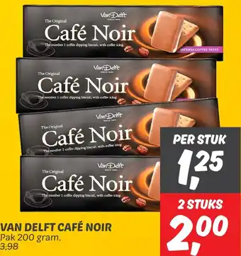 Dekamarkt VAN DELFT CAFÉ NOIR 200g aanbieding