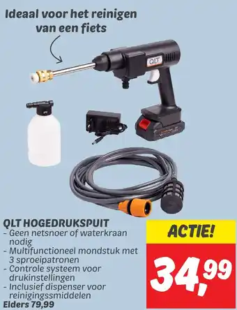 Dekamarkt QLT HOGEDRUKSPUIT aanbieding